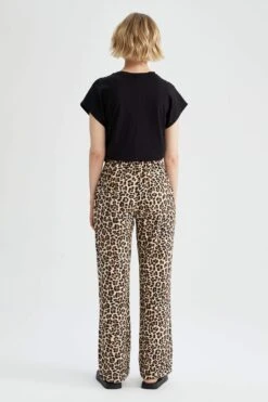 DeFacto Straight Fit Geniş Paça Standart Maroken Pantolon -Tunik Style Y4180AZ 22AU BG322 08 02