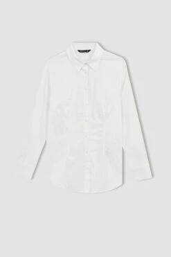 DeFacto Fitted Uzun Kollu Gömlek 19 DeFacto Fitted Uzun Kollu Gömlek -Tunik Style Y4651AZ 23SP WT32 08 01