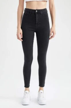 DeFacto Super Skinny Jegging Fit Yüksek Bel Jean Pantolon