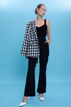 DeFacto İspanyol Paça Pantolon -Tunik Style Y7954AZ 22WN BK27 03 03