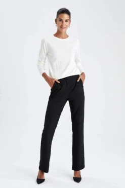 DeFacto İspanyol Paça Pantolon -Tunik Style Y7954AZ 22WN BK27 04 03