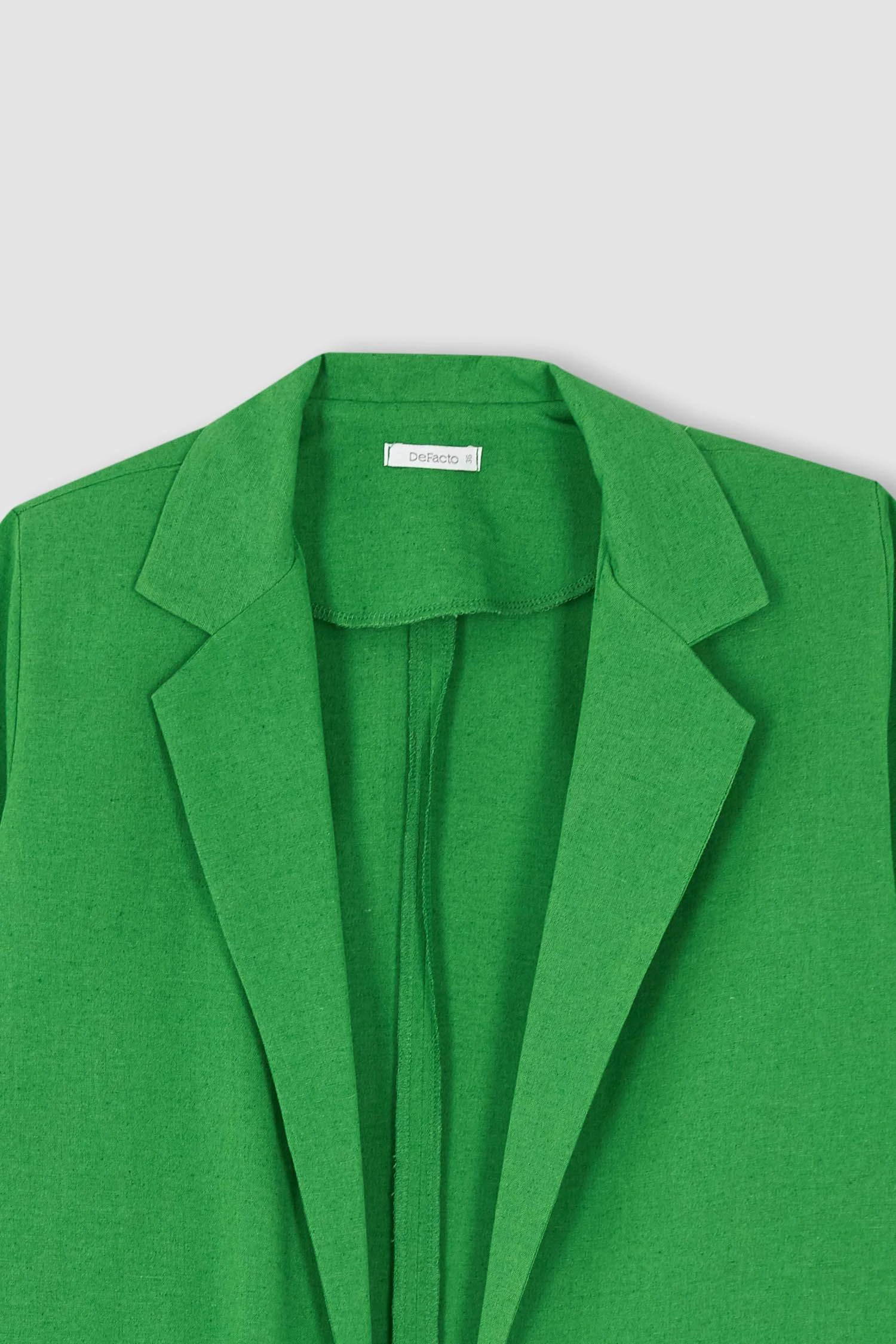 DeFacto Regular Fit Ceket Yaka Keten Karışımlı Blazer 8 DeFacto Regular Fit Ceket Yaka Keten Karışımlı Blazer – Bild 6