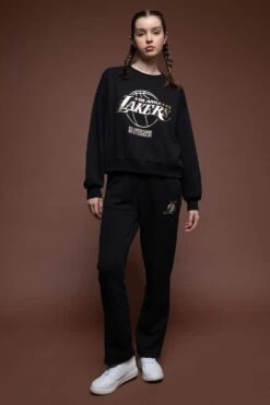 DeFactoFit NBA Los Angeles Lakers Standart Fit Eşofman Altı -Tunik Style Z0234AZ 22AU BK81 03 03