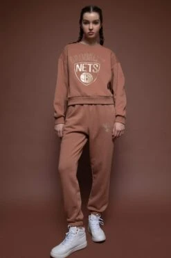 DeFactoFit NBA Brooklyn Nets Standart Fit Eşofman Altı -Tunik Style Z0236AZ 22AU BN300 03 03