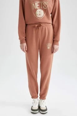 DeFactoFit NBA Brooklyn Nets Standart Fit Eşofman Altı -Tunik Style Z0236AZ 22AU BN300 06 02