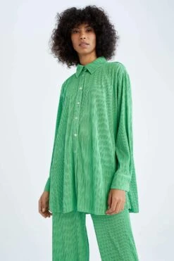 DeFacto Regular Fit Basic Uzun Kollu Gömlek Tunik -Tunik Style Z0438AZ 22HS GN288 05 01