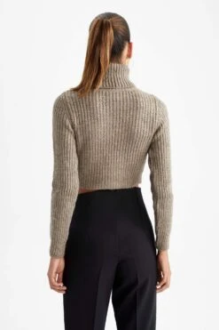 DeFacto Fitted Balıkçı Yaka Selanik Kumaş Kazak -Tunik Style Z1448AZ 22WN BN70 07 01