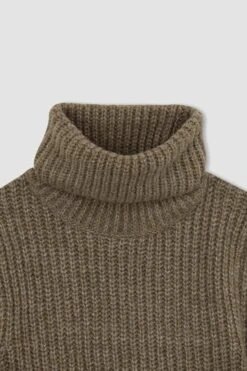 DeFacto Fitted Balıkçı Yaka Selanik Kumaş Kazak -Tunik Style Z1448AZ 22WN BN70 09 01