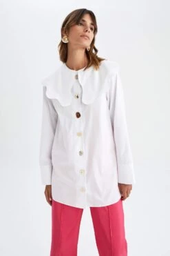 DeFacto A Kesim Uzun Kollu Tunik