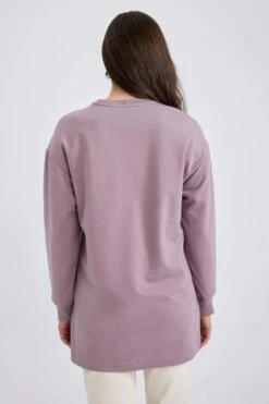 DeFacto Relax Fit Bisiklet Yaka Sweatshirt Tunik -Tunik Style Z1591AZ 23SP BR346 06 01