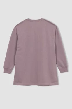 DeFacto Relax Fit Bisiklet Yaka Sweatshirt Tunik -Tunik Style Z1591AZ 23SP BR346 09 01