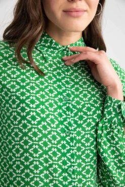 DeFacto Regular Fit Etnik Desenli Viskon Gömlek Tunik 18 DeFacto Regular Fit Etnik Desenli Viskon Gömlek Tunik -Tunik Style Z2042AZ 23SP GN1038 07 02