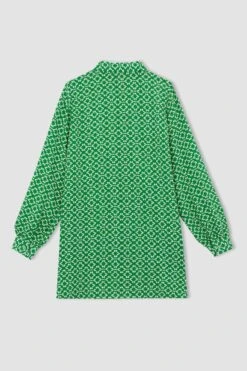 DeFacto Regular Fit Etnik Desenli Viskon Gömlek Tunik 21 DeFacto Regular Fit Etnik Desenli Viskon Gömlek Tunik -Tunik Style Z2042AZ 23SP GN1038 10 01