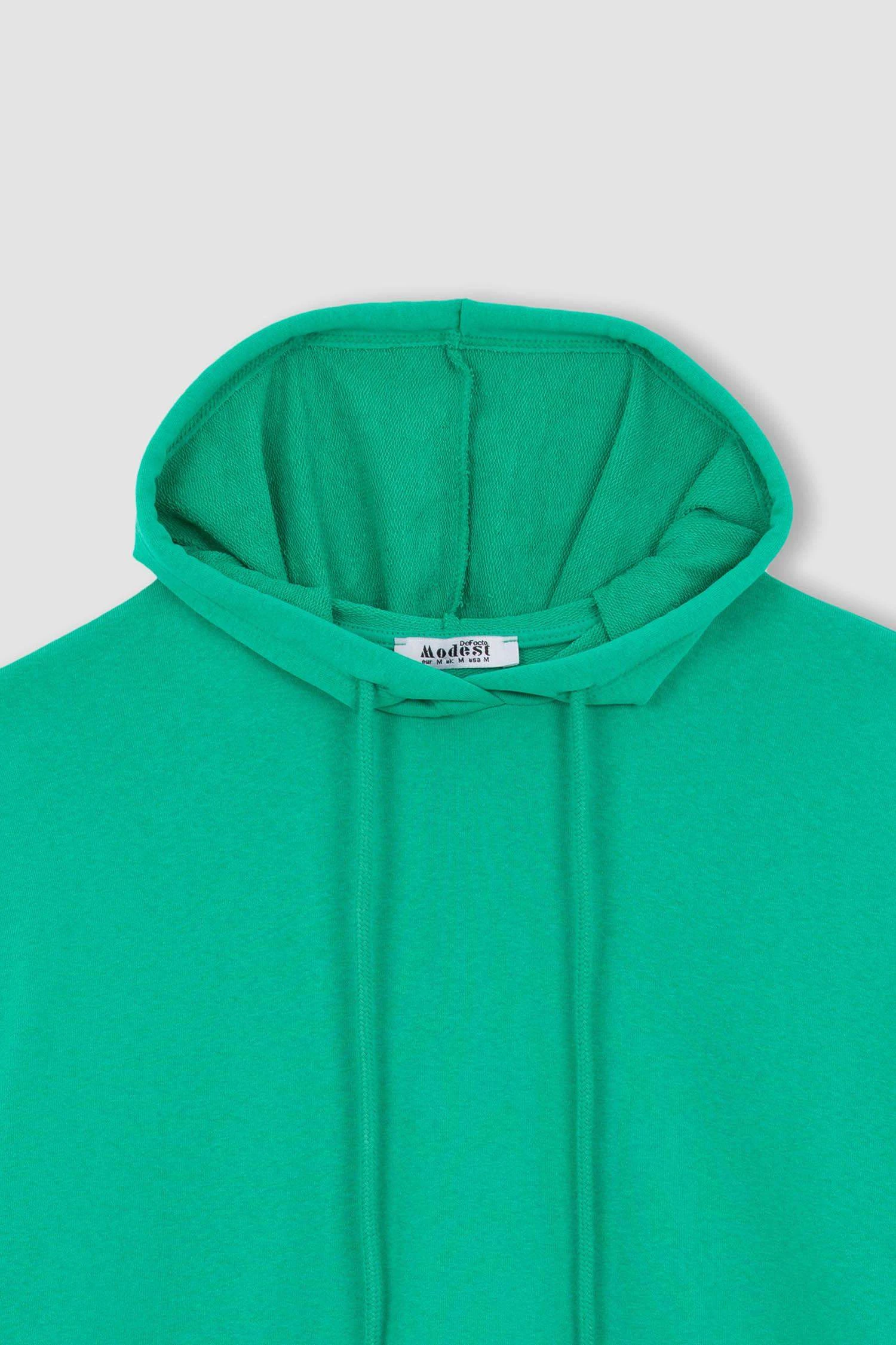 DeFacto Relax Fit Kapüşonlu Sweatshirt Tunik 10 DeFacto Relax Fit Kapüşonlu Sweatshirt Tunik – Bild 8