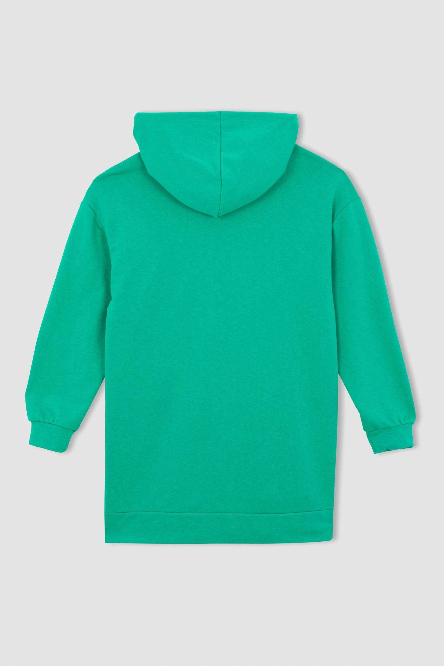 DeFacto Relax Fit Kapüşonlu Sweatshirt Tunik 11 DeFacto Relax Fit Kapüşonlu Sweatshirt Tunik – Bild 9