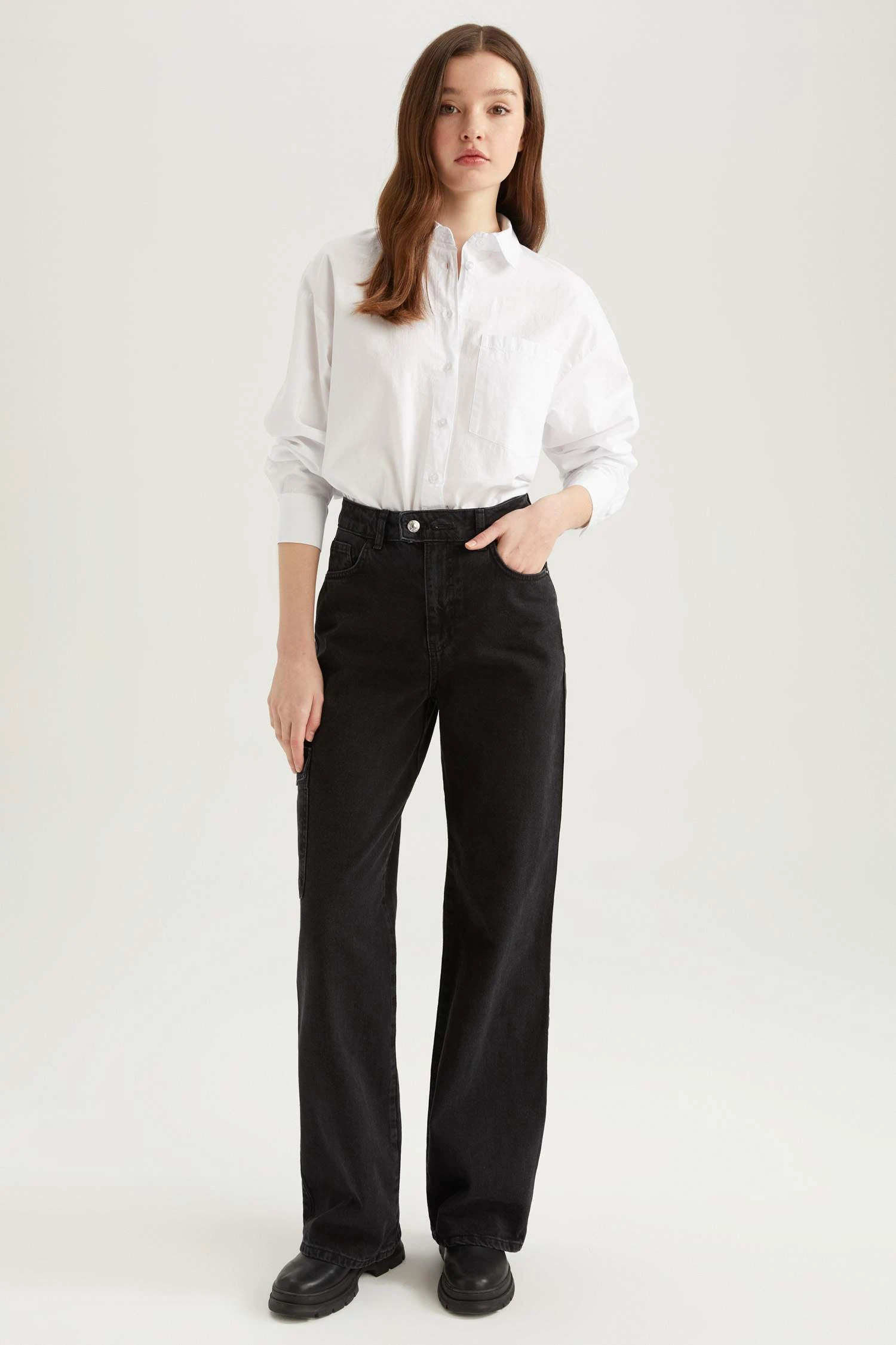 DeFacto Yüksek Bel Jean %100 Pamuk Pantolon 4 DeFacto Yüksek Bel Jean %100 Pamuk Pantolon – Bild 2