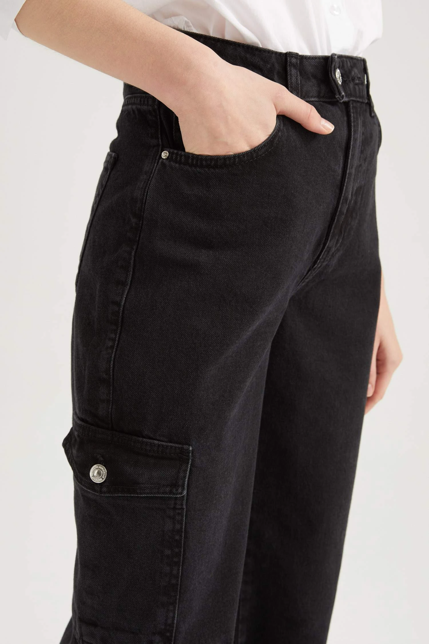 DeFacto Yüksek Bel Jean %100 Pamuk Pantolon 8 DeFacto Yüksek Bel Jean %100 Pamuk Pantolon – Bild 6