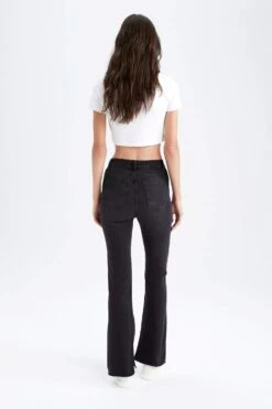 DeFacto Geniş Paça Jean Pantolon -Tunik Style Z4985AZ 22SM BK26 09 01