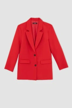 DeFacto Relax Fit V Yaka Blazer