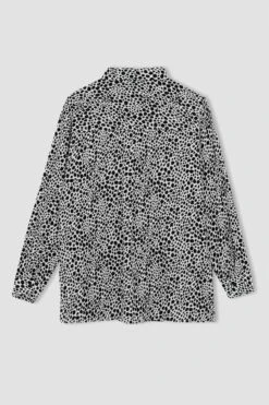 DeFacto Traditional Etnik Desenli Uzun Kollu Tunik -Tunik Style Z6188AZ 23SP BK27 10 01