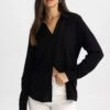 DeFacto Regular Fit Gömlek Yaka Uzun Kollu Gömlek -Tunik Style Z6472AZ 23AU BK81 01 01