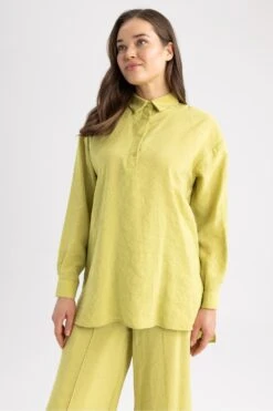 DeFacto Oversize Fit Modal Uzun Kollu Tunik 10 DeFacto Oversize Fit Modal Uzun Kollu Tunik -Tunik Style Z7081AZ 23SP GN731 03 03
