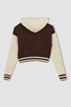 DeFacto Kolej Yaka Crop Bomber Ceket 19 DeFacto Kolej Yaka Crop Bomber Ceket -Tunik Style Z7400AZ 22WN BN1 09 01