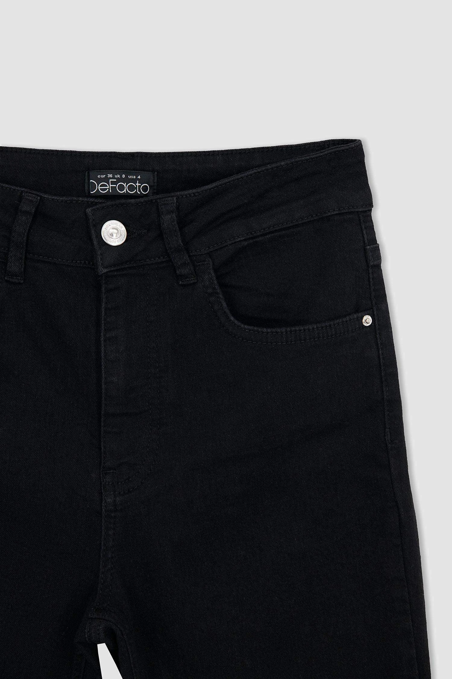 DeFacto İspanyol Paça Yüksek Bel Jean Pantolon 11 DeFacto İspanyol Paça Yüksek Bel Jean Pantolon – Bild 9
