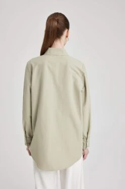 DeFacto Regular Fit Poplin Uzun Kollu Tunik -Tunik Style Z8913AZ 23AU BG748 06 01