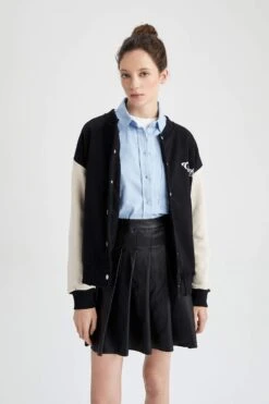 DeFacto Baskılı Bomber Ceket -Tunik Style Z9605AZ 22AU BK27 03 02