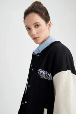 DeFacto Baskılı Bomber Ceket -Tunik Style Z9605AZ 22AU BK27 05 01